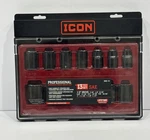Icon Professional Standard Impact Piece Socket 1/2 Drive Set Sae 13SS-13. Fixed Price $79.99.