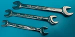 New Snap-on Open-end Wrench Set 3/8" To 11/16" VO1214B VO1618B VO2022B 3PC Sae. Fixed Price $44.95.