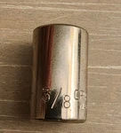 Craftsman Usa 3/8" Socket 12 Point 1/4" Drive Inverted G 43605. Fixed Price $9.50.