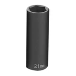Grey Pneumatic 2021MD 1/2" Drive Metric Deep Impact Socket 21MM. Fixed Price $28.38.