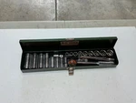 Vintage S&k Tools Piece 3/8" Drive Socket Set 4521 Complete With Metal Box. Fixed Price $110.00.