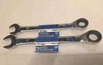 Lot Of 2 Kobalt Reversible Ratcheting Combination Wrench 17MM And 15MM. Fixed Price $23.99.