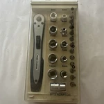 Task Force 1/4" Ratchet Sockets And Bit Set With Case. Fixed Price $15.00.