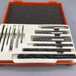 Pittsburgh Forge: 12 Piece Rigid Screw Extractor Set, Model 40349 New. Fixed Price $25.97.
