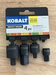 Kobalt Impact 4 -piece 3/8-IN 1/2-IN To Socket Adapter Set. Fixed Price $14.00.
