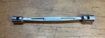 Snap-on FH1618B Socket Flex Wrench 1/2" 9/16" Non-ratcheting Chrome Finish Sae. Fixed Price $17.95.