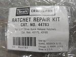 Made In Usa Craftsman Ratchet Repair Kit 44783 For 1/4 Quick Release 43175 43185. Fixed Price $17.97.