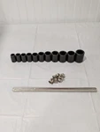 Proto Socket Set: Impact Standard, 11 Pc, 1/2" Drive, 1-1/8" J74102. Fixed Price $71.50.