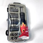 Roadpro Tools 40-PIECE Socket And Bit Set Position Ratchet! (WMP013341). Fixed Price $26.99.