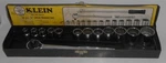 Vintage Klein Tools 65512 1/2-INCH Drive Socket Wrench Set 13-PIECE /box. Fixed Price $103.48.