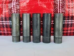 QTY:1 Snap-on GSTM14 7/16 Point Sae 1/4 Drive Black Deep Socket Usa. Fixed Price $11.50.