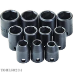 J72202 Proto 3/8" Drive 11 Pc Metric Socket Set Impact 6-POINT W/holder. Fixed Price $84.99.