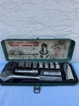 Vintage Kmart Auto Sockets Set With Metal Case Mixed Tools Made Japan & Usa. Fixed Price $19.99.
