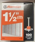 100 Pk Ramset Drive Pin With Washer .300" X 1-1/2" 1512SD. Fixed Price $11.99.