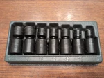 Snap On 2071PFM 7PC Metric Shallow Swivel Impact Socket Set 10MM-18MM Tray. Fixed Price $259.99.