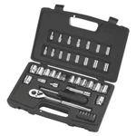 (1)-STANLEY 40-PIECE Standard/metric 3/8" Drive Combination Socket Set STMT71648. Fixed Price $49.99.