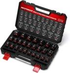 Mixpower 26 Pieces 1/2'' Drive Shallow Impact Socket SET,12.... Fixed Price $116.99.