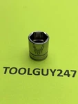 Snap On Tools Usa New 3/8" Drive 13/16" Sae Point Shallow Chrome Socket FS261. Fixed Price $35.95.