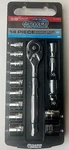 Power Torque 14 Piece Ratchet And Mm Socket Set GM4253 3/8" Drive. Fixed Price $35.22.