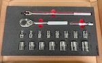 Proto 18PC 1/2" Drive Standard Socket Set 3/8" 1-1/4 W/ Foam Tray Usa New. Fixed Price $219.97.