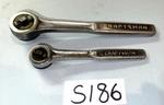 Craftsman Tools Vintage 2 Piece 1/4 & 3/8 Drive Thumb Wheel Single-v- Ratchets. Fixed Price $85.00.