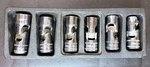 Snap On 6-PC 3/8" Drive 6-POINT Metric Flank Shallow Flex Socket Set Usa. Fixed Price $225.00.