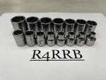 Snap-on Tools New 15PC 3/8 Drive Metric Shallow 6 Point Socket Bonus Set 215FSMY. Fixed Price $349.95.
