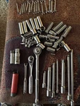 Master Vintage Craftsman Tool Lot Sockets, Dual-marked Wrenches, Usa V-series. Fixed Price $90.00.