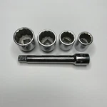 Napa 3/4" Drive Sockets & 6 Extension 5PC 1-5/8 , 1-1/2 1-1/4 1-1/8 Usa. Fixed Price $45.00.