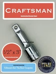Craftsman 1/2-IN. Drive 3" Extension Bar CMMT44133 1/2X3. Fixed Price $8.88.
