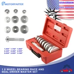 Tool Kit Of 10 Bearing Race & Seal Install Driver Wheel Axle 9 Discs Collar. Fixed Price $25.89.