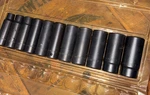 Husky 11 Piece Sae 1/2" Drive Deep Point Impact Socket Set 1-1/16" 7/16". Fixed Price $44.25.