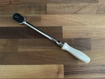 Snap-on Tools Usa New 3/8" Drive Pearl White Hard Handle Long Ratchet FHLD80. Fixed Price $250.00.