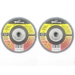 Lot Of 2! Forney 71921 4-1/2 Blue Zirconia Flap Disc 60 Grit 5/8-11 Arbor. Fixed Price $23.99.