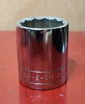 Sk 1/2" Drive 1-1/16" Shallow Socket 40134 12PT Many Styles Nos Vintage Usa. Fixed Price $14.95.