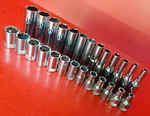 New Craftsman Tools 26 Piece Deep & Shallow 1/4" Drive Metric Point Socket Set. Fixed Price $43.83.