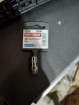 New Craftsman 9MM Max Axess Socket 1/4 Drive Point Pass Thru Chrome 29261. Fixed Price $9.88.