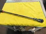 New Snap-on 1/2" Drive 25" Long Handled Dual Tech Flexhead Ratchet SHRLF80A. Fixed Price $270.00.