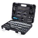 121PCS Mechanics Tool Kit Sae/metric Ratchet Socket Set Hex Wrench Hand. Fixed Price $76.99.