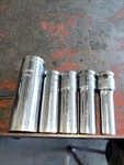 Cornwell Tools 3/8 Deep Socket 6 Point Tm Series Lot. Fixed Price $60.00.