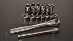 15 Craftsman Socket Set Ratchet 44808 Deep Shallow 3/8" Drive Extension Usa Tool. Fixed Price $35.20.