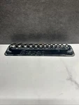 Snap On 3/8" Drive Thru 19 Mm 6-POINT Shallow Socket Set 212FSMY (no Cover). Fixed Price $119.99.