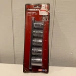 Husky 5-PIECE Large Socket Set Sae 1/2 In Drive #1000029782 Open Box. Fixed Price $28.80.