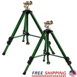 Heavy Duty Impact Sprinkler Tripod 360 Degree Lawn Garden Irrigation 2 Pack New. Fixed Price $104.10.