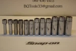 Snap-on 212SFMY Pc 3/8" Drive 12-POINT Metric Flank Deep Socket Set. Fixed Price $215.90.