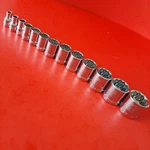 New Craftsman Tools Shallow 13 Piece 3/8" Drive 12 Point Sae Socket Set 1/4 - 1". Fixed Price $39.83.