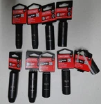 Lot Of 9 Craftsman Deep Impact Sockets For 3/8 1/2 Drive Black Oxide New !. Fixed Price $36.95.