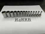 Snap-on Tools New 14PC 1/4" Drive Metric 6PT Semi-deep Socket Bonus Set Tmmsy. Fixed Price $299.95.