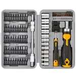 Hi-spec 78PC Multi Screw Driver Bit Set 1/4 Inch Socket With Handles..... Fixed Price $34.44.