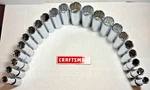 Craftsman 1/2 Drive Deep Sockets Mm And Sae(pick Size). Fixed Price $12.00.